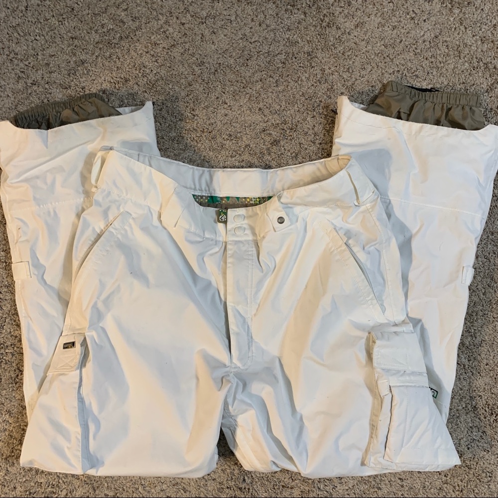 Burton White Ski Pants